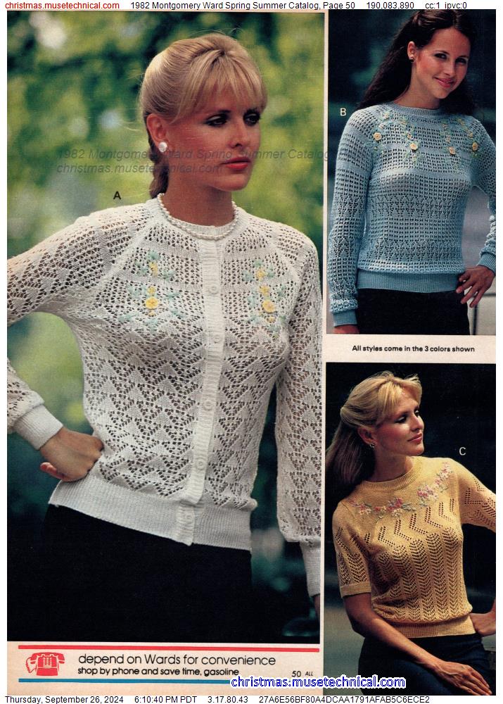 1982 Montgomery Ward Spring Summer Catalog, Page 50