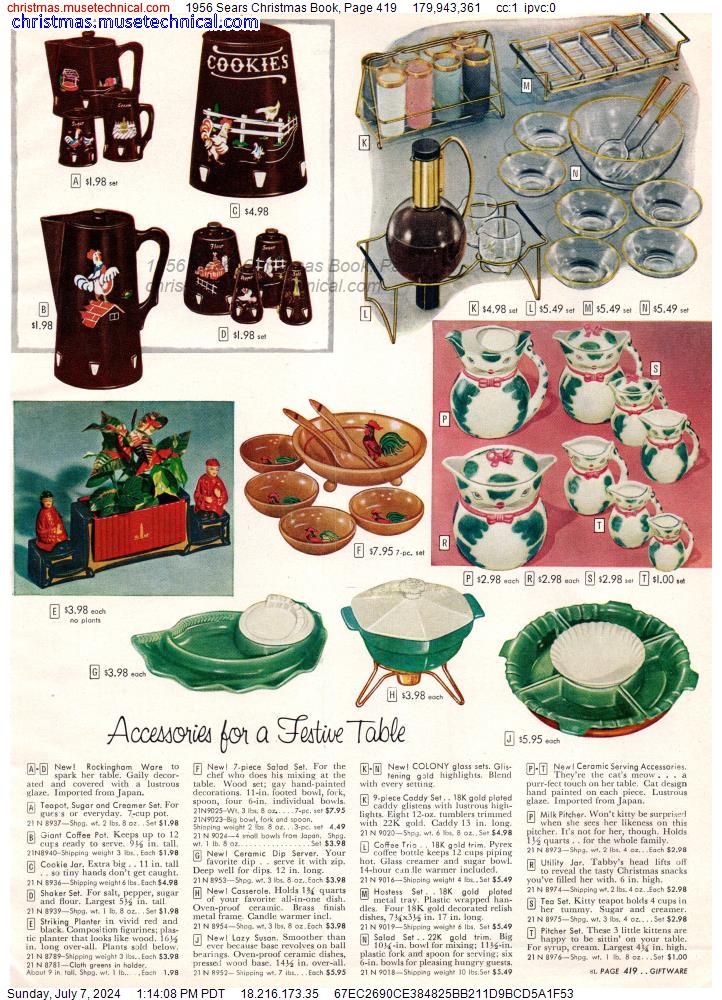 1956 Sears Christmas Book, Page 419