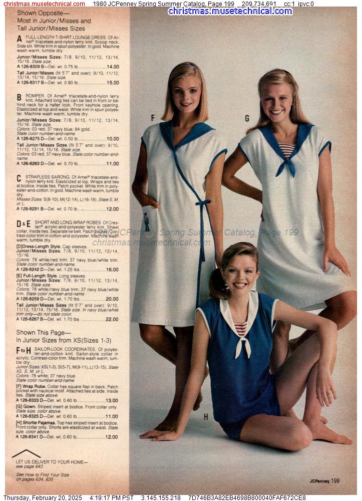 1980 JCPenney Spring Summer Catalog, Page 199