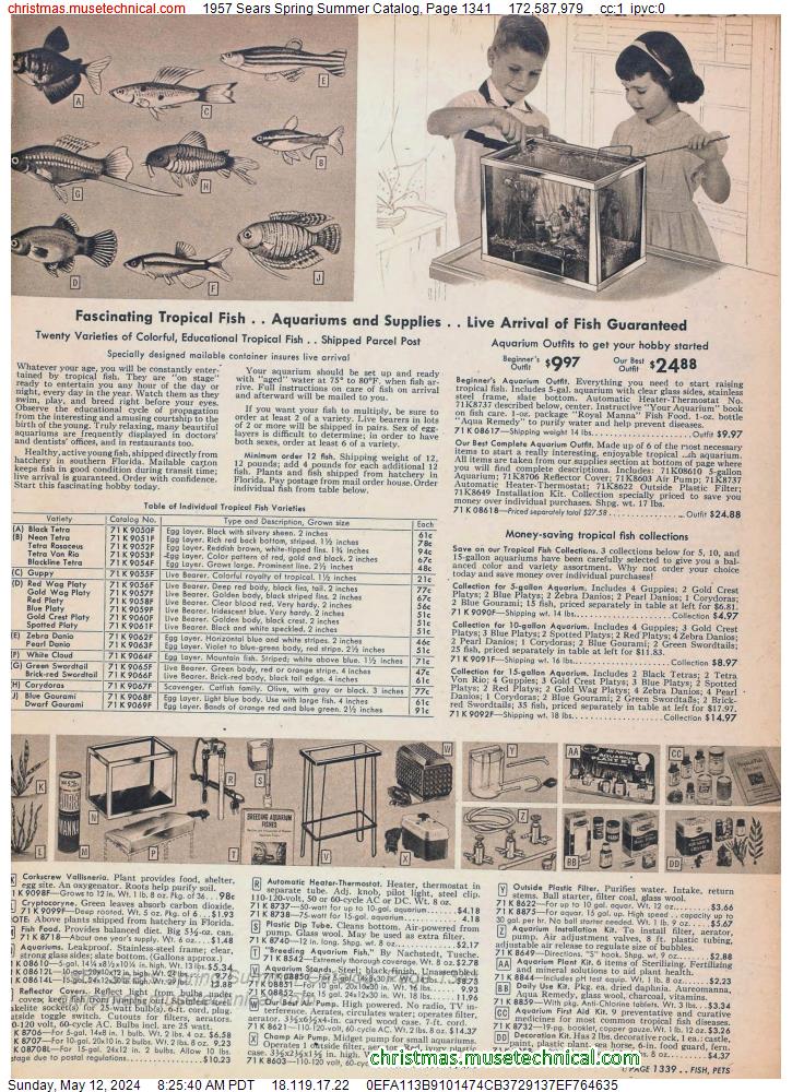 1957 Sears Spring Summer Catalog, Page 1341