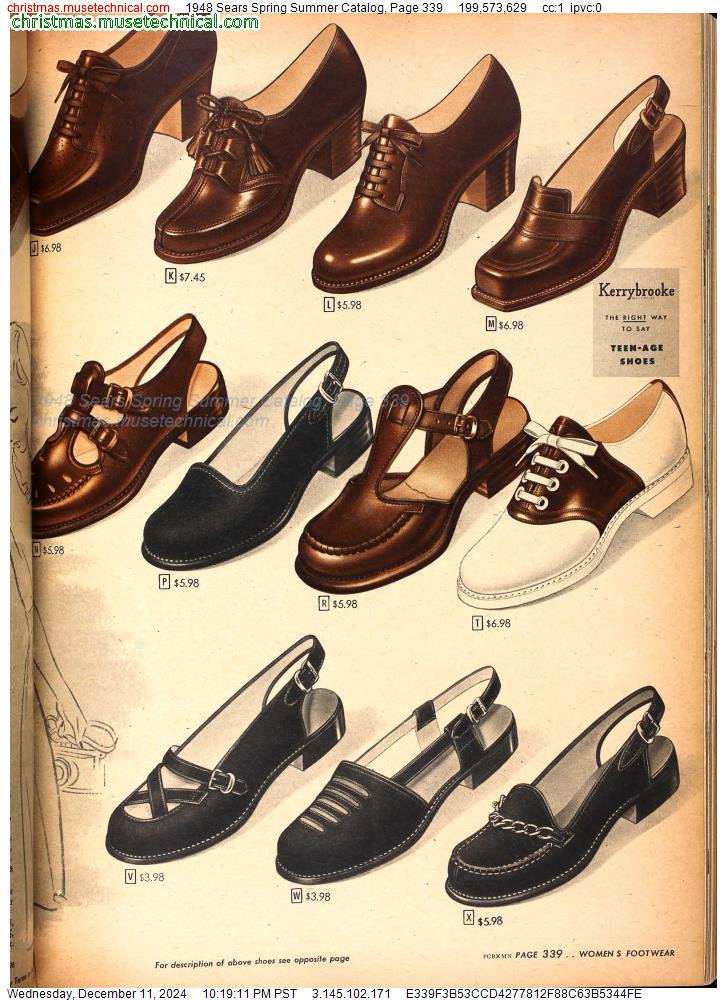 1948 Sears Spring Summer Catalog, Page 339