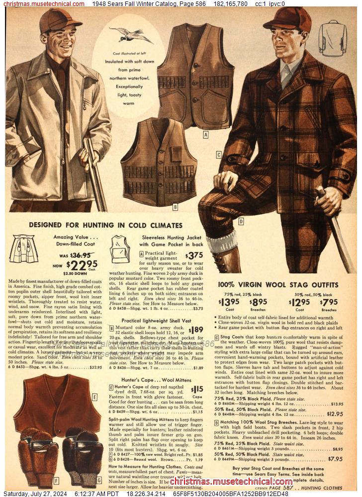 1948 Sears Fall Winter Catalog, Page 586