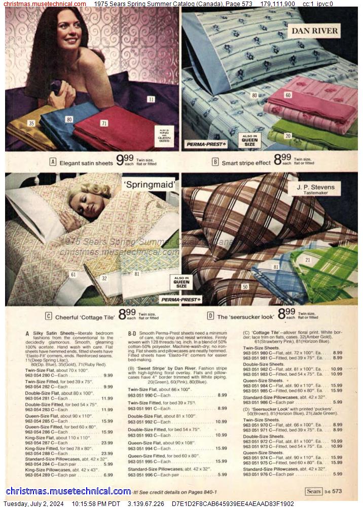 1975 Sears Spring Summer Catalog (Canada), Page 573