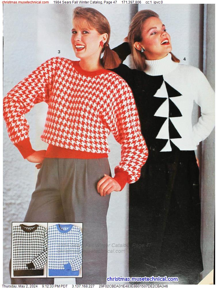 1984 Sears Fall Winter Catalog, Page 47