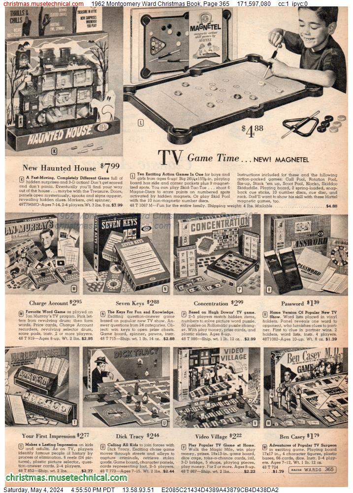 1962 Montgomery Ward Christmas Book, Page 365