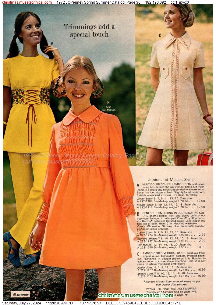 1972 JCPenney Spring Summer Catalog, Page 30