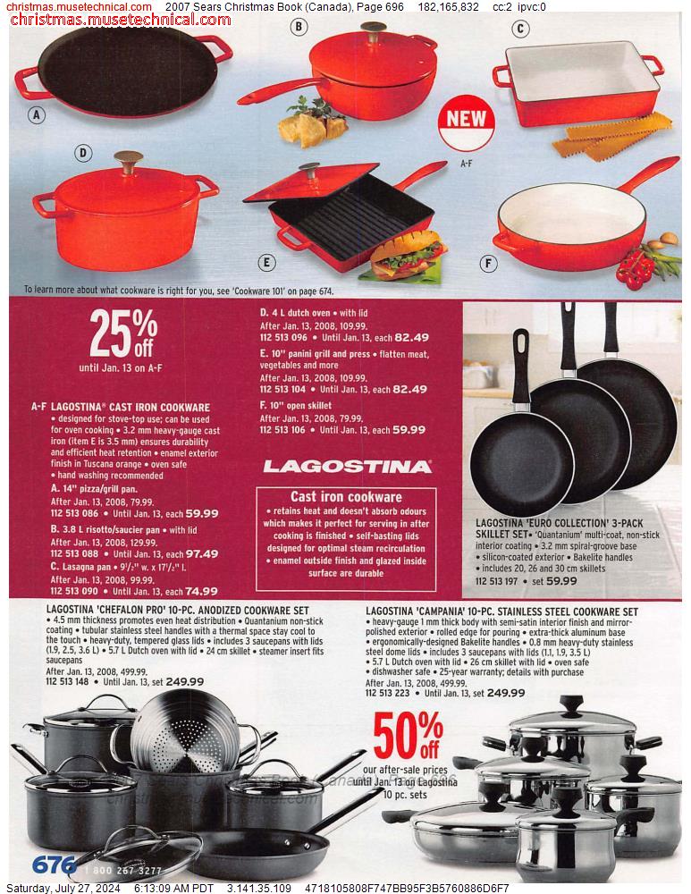 2007 Sears Christmas Book (Canada), Page 696