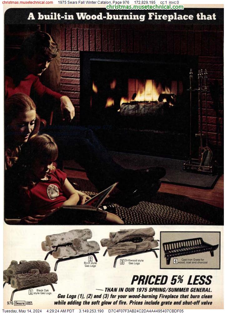 1975 Sears Fall Winter Catalog, Page 976