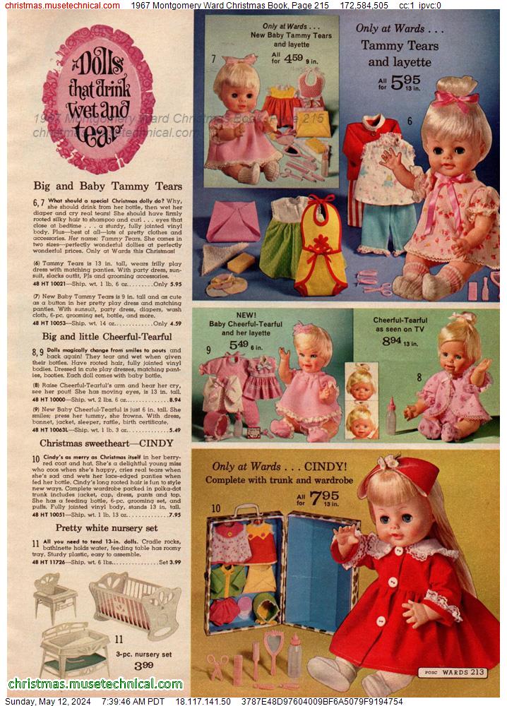 1967 Montgomery Ward Christmas Book, Page 215