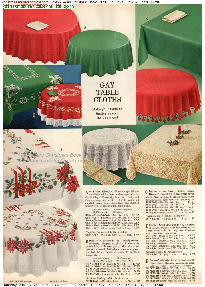 1965 Sears Christmas Book, Page 354