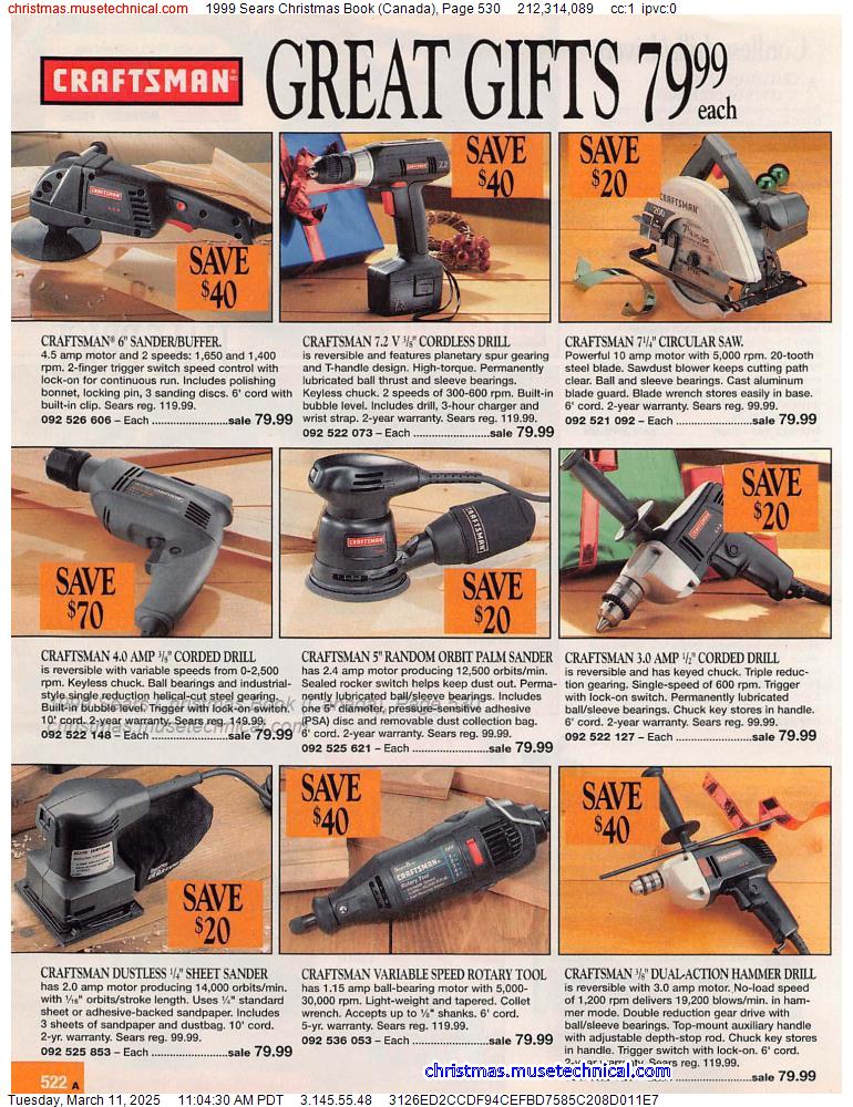 1999 Sears Christmas Book (Canada), Page 530