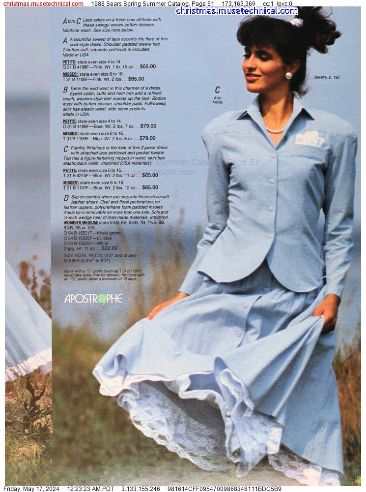 1988 Sears Spring Summer Catalog, Page 51