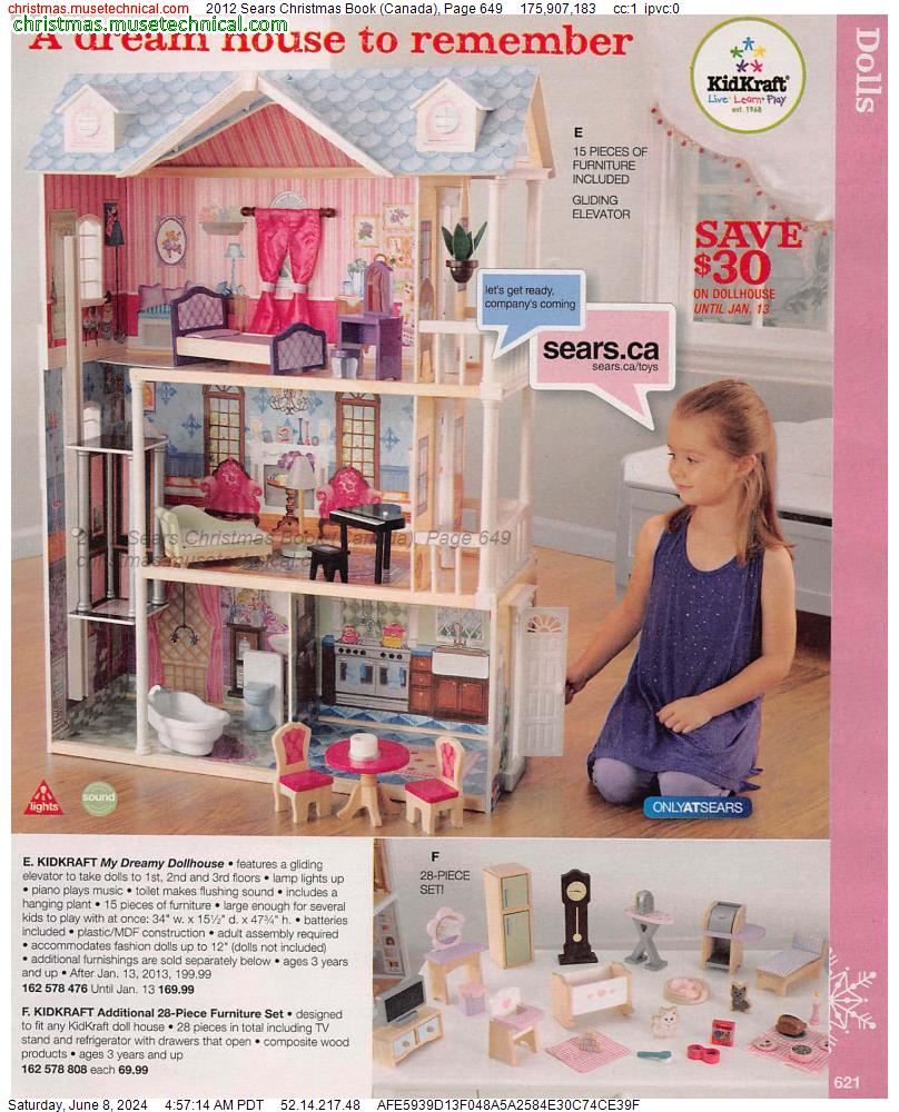 2012 Sears Christmas Book (Canada), Page 649