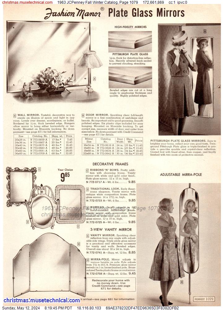 1963 JCPenney Fall Winter Catalog, Page 1079