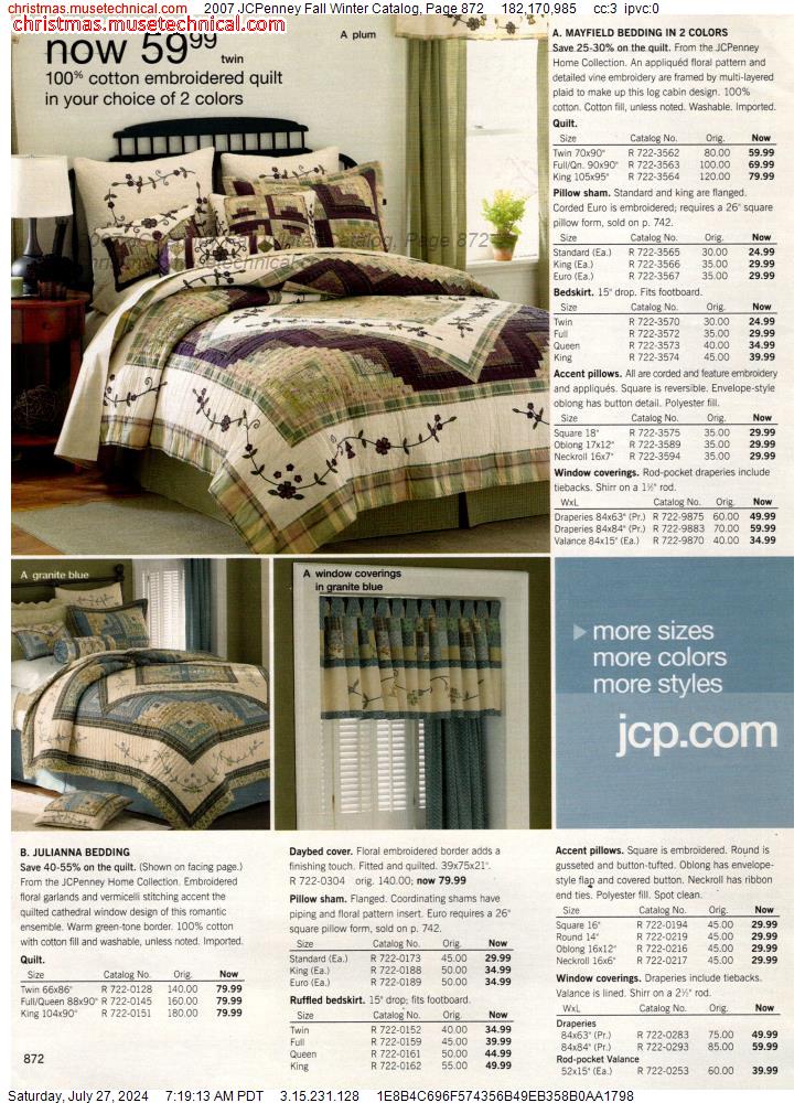 2007 JCPenney Fall Winter Catalog, Page 872
