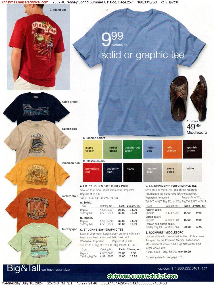2009 JCPenney Spring Summer Catalog, Page 257