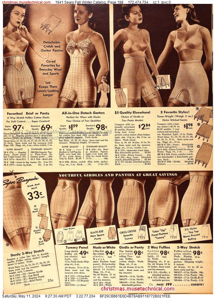 1941 Sears Fall Winter Catalog, Page 198
