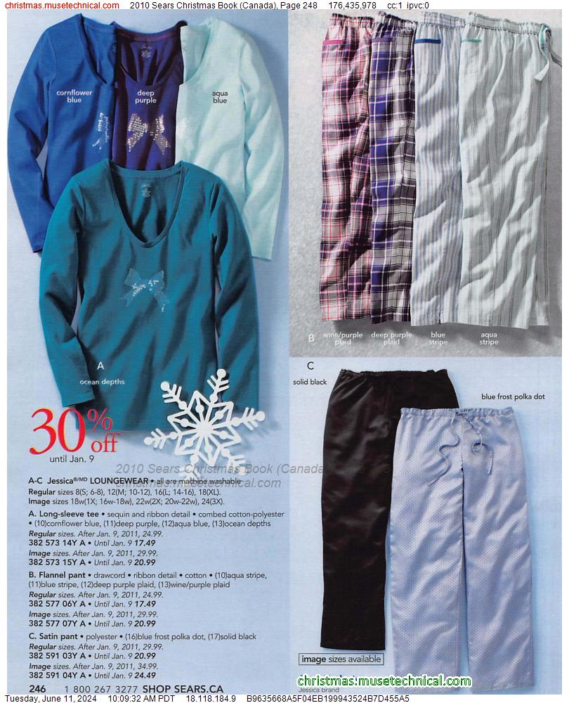 2010 Sears Christmas Book (Canada), Page 248