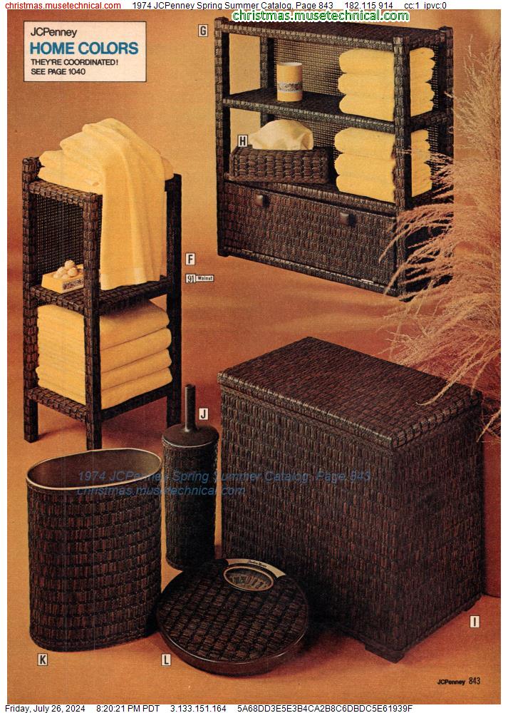 1974 JCPenney Spring Summer Catalog, Page 843