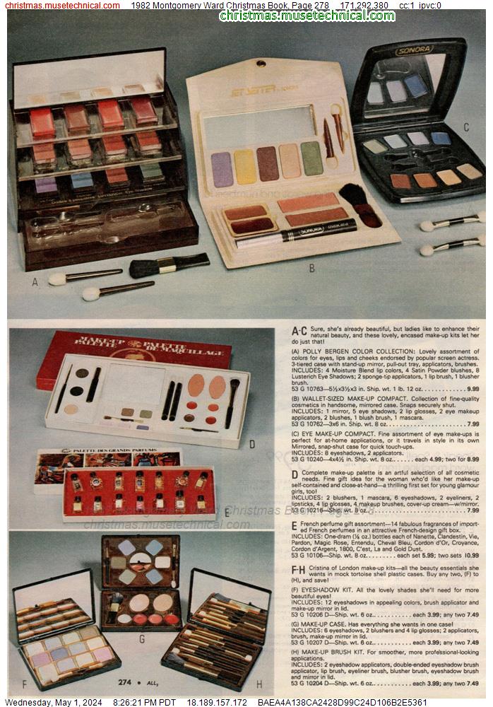 1982 Montgomery Ward Christmas Book, Page 278