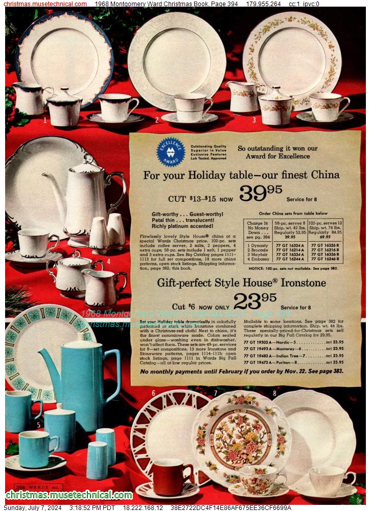 1968 Montgomery Ward Christmas Book, Page 394