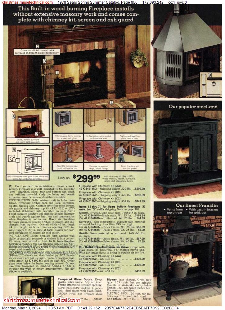 1978 Sears Spring Summer Catalog, Page 856