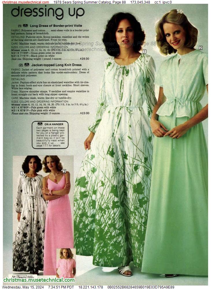 1978 Sears Spring Summer Catalog, Page 88