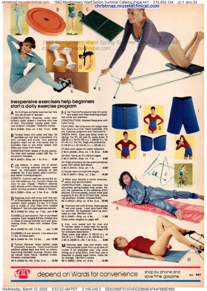 1982 Montgomery Ward Spring Summer Catalog, Page 441