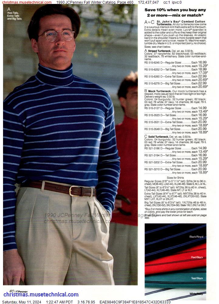 1990 JCPenney Fall Winter Catalog, Page 460
