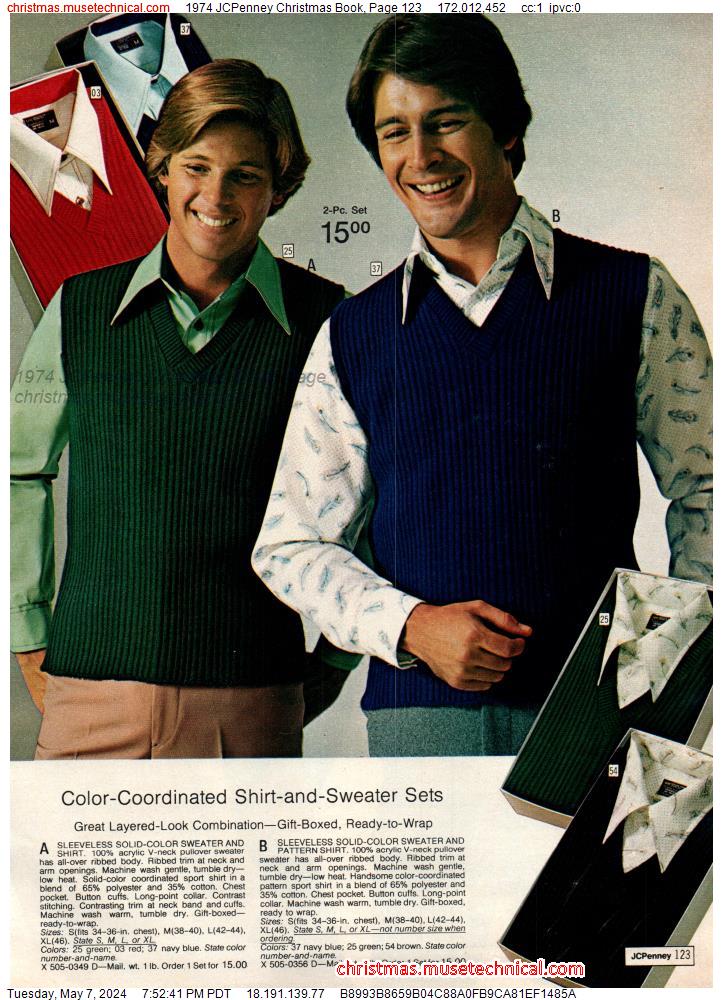 1974 JCPenney Christmas Book, Page 123