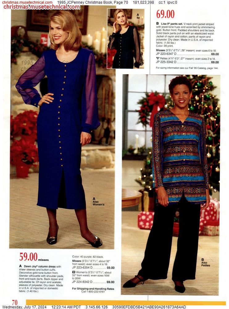 1995 JCPenney Christmas Book, Page 70