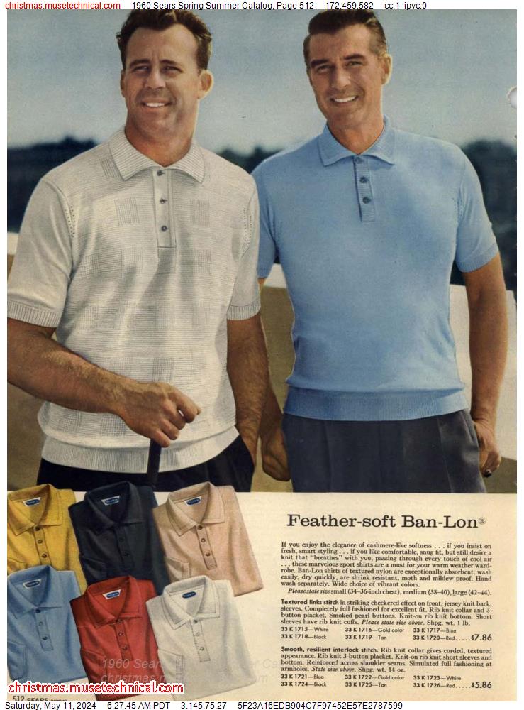 1960 Sears Spring Summer Catalog, Page 512