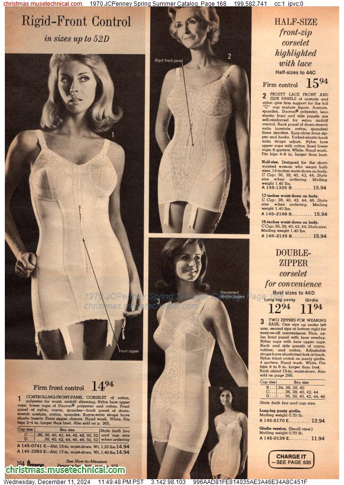 1970 JCPenney Spring Summer Catalog, Page 168