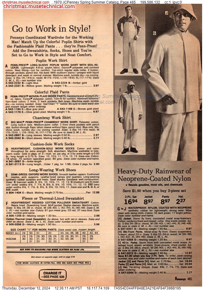 1970 JCPenney Spring Summer Catalog, Page 485