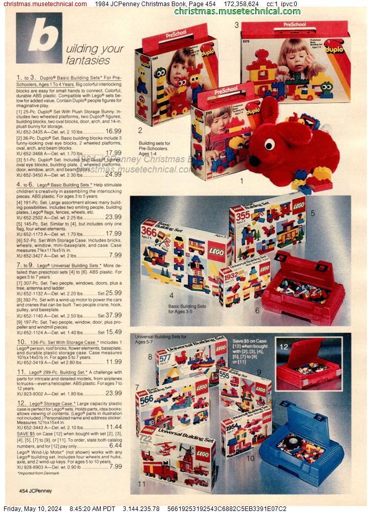 1984 JCPenney Christmas Book, Page 454