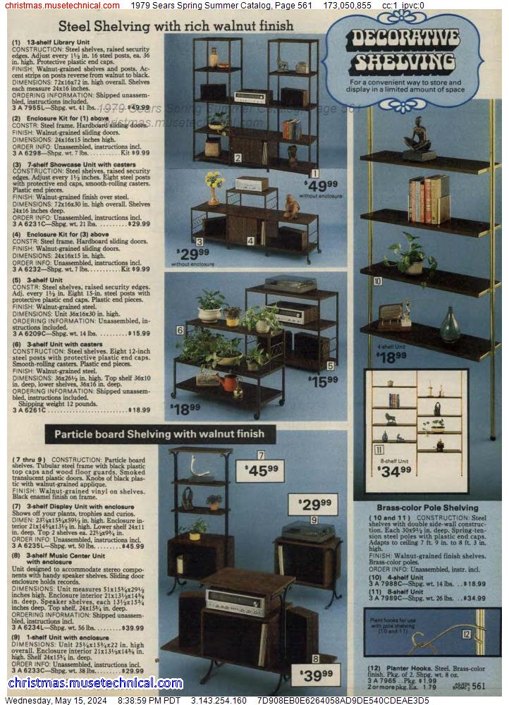 1979 Sears Spring Summer Catalog, Page 561