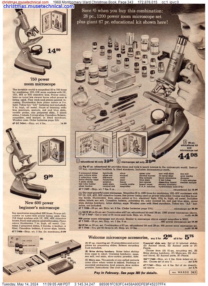 1968 Montgomery Ward Christmas Book, Page 343