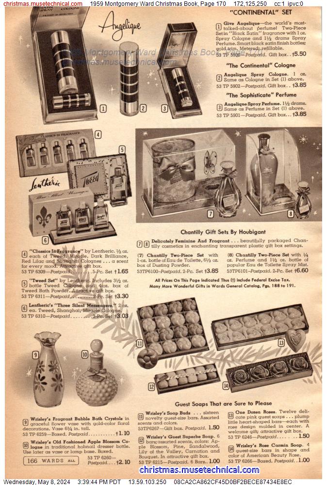 1959 Montgomery Ward Christmas Book, Page 170