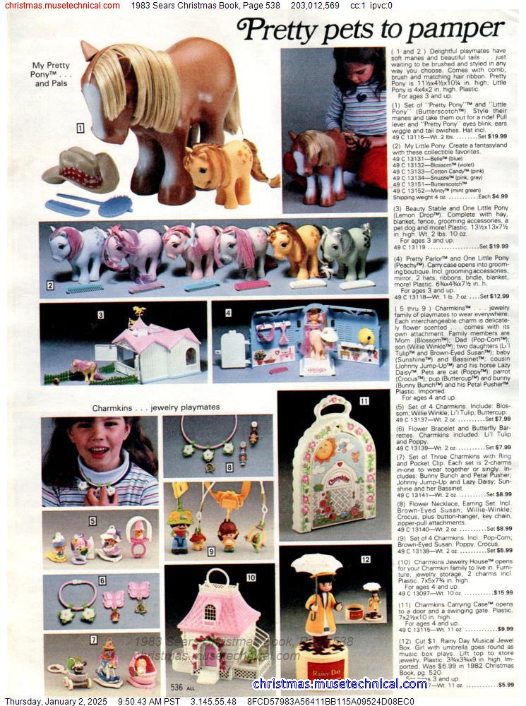 1983 Sears Christmas Book, Page 538