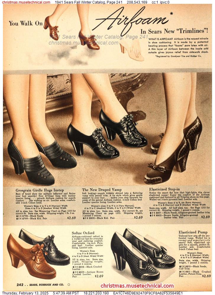 1941 Sears Fall Winter Catalog, Page 241