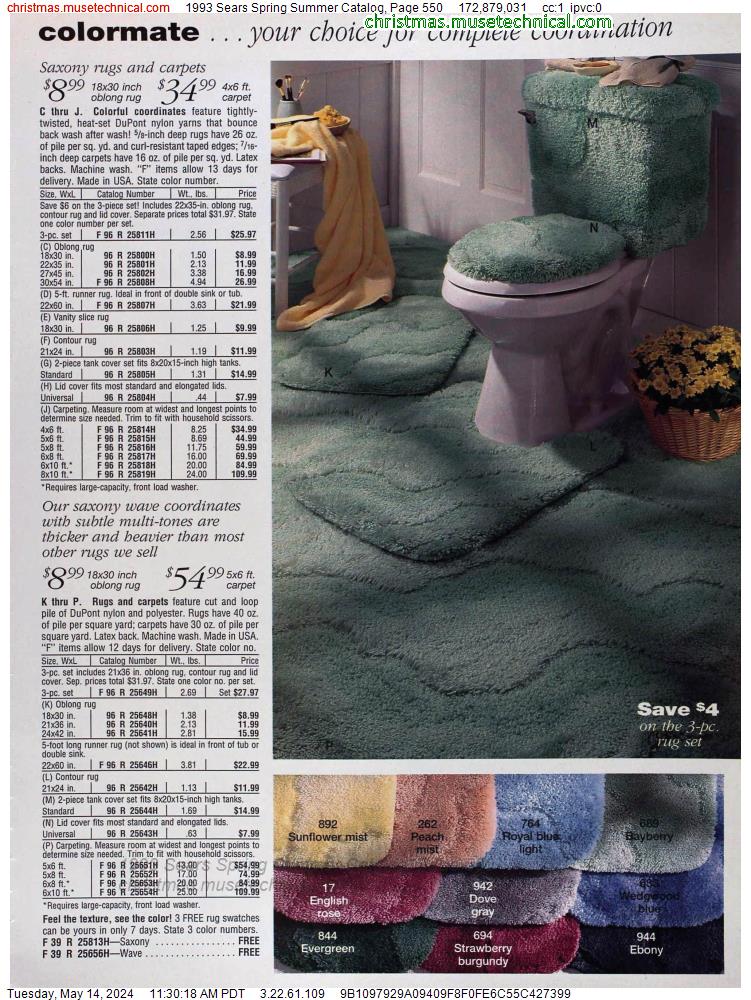 1993 Sears Spring Summer Catalog, Page 550