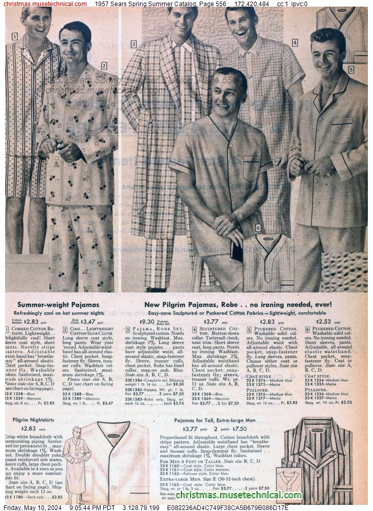 1957 Sears Spring Summer Catalog, Page 556