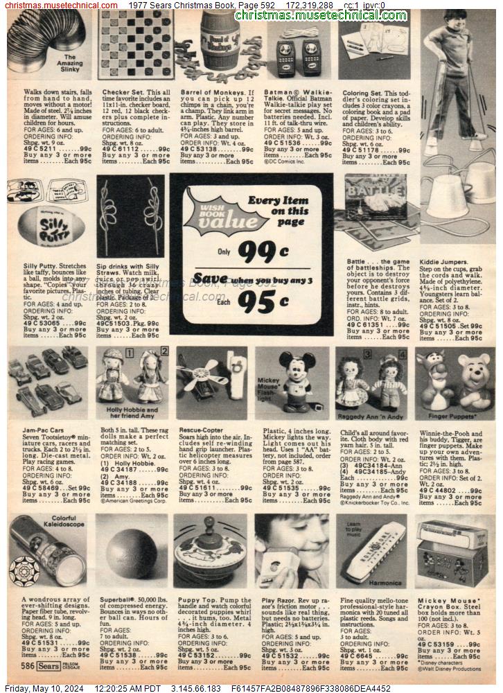 1977 Sears Christmas Book, Page 592