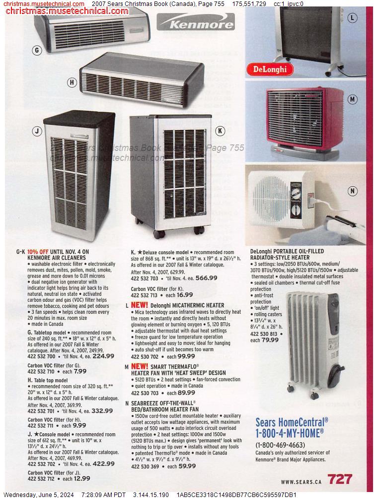 2007 Sears Christmas Book (Canada), Page 755