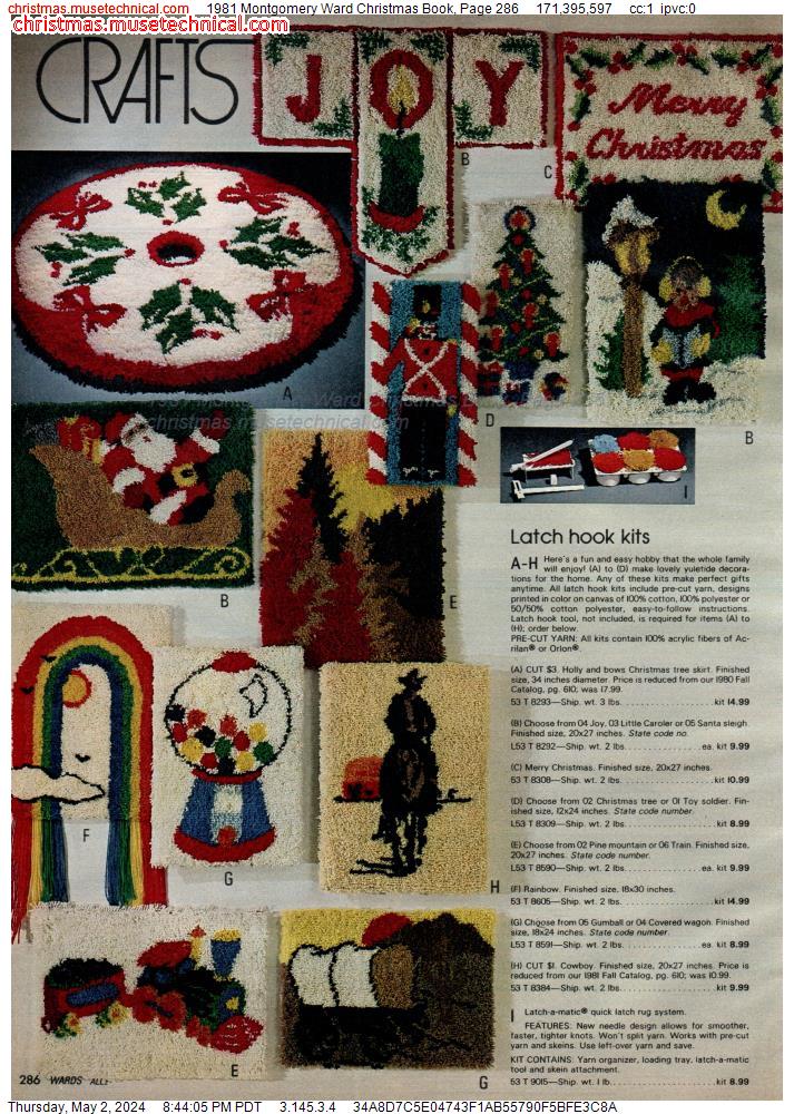 1981 Montgomery Ward Christmas Book, Page 286