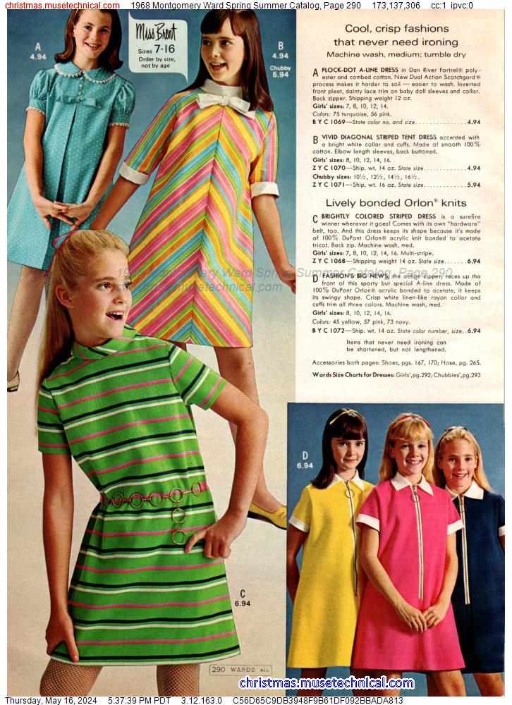 1968 Montgomery Ward Spring Summer Catalog, Page 290