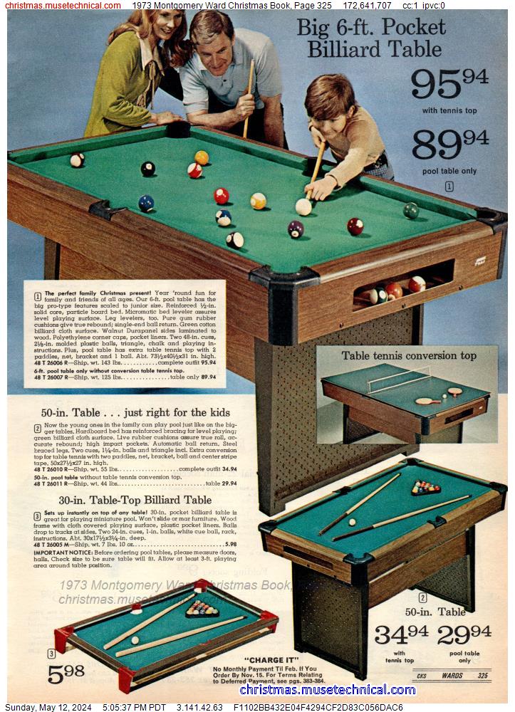 1973 Montgomery Ward Christmas Book, Page 325