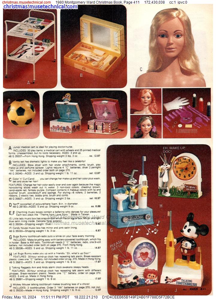 1980 Montgomery Ward Christmas Book, Page 411