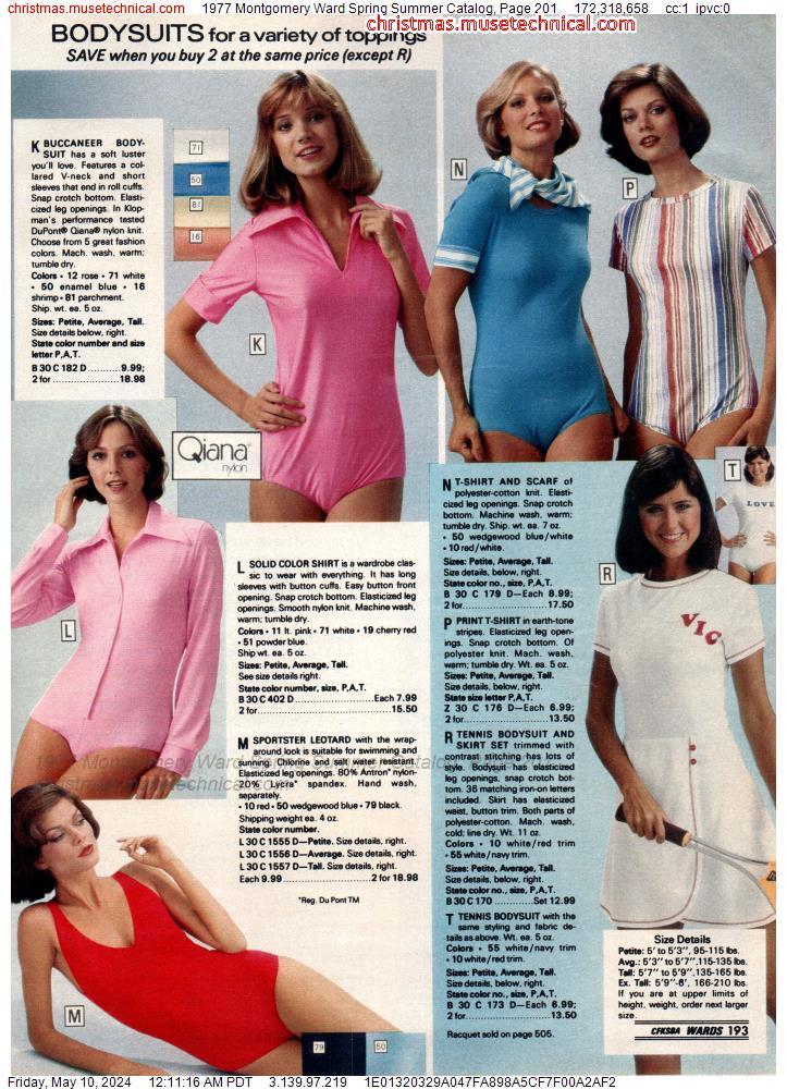 1977 Montgomery Ward Spring Summer Catalog, Page 201