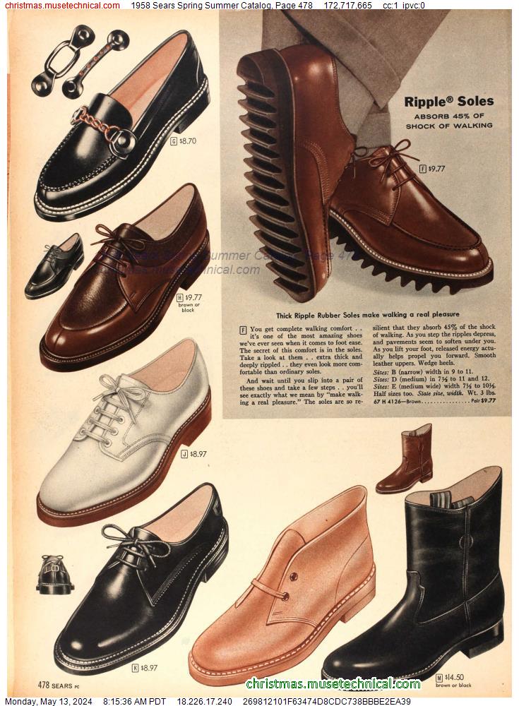 1958 Sears Spring Summer Catalog, Page 478